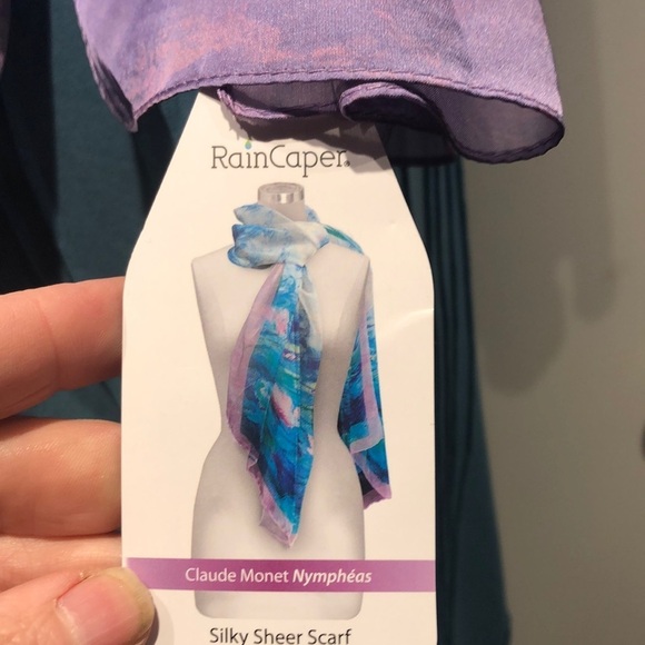 Blue and Purple Women's Scarf - Picture 9 of 16